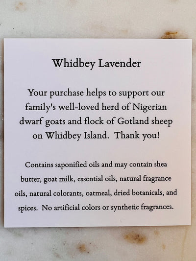 Whidbey Lavender Soap