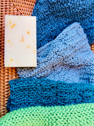 Hand Knitted Washcloths